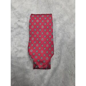 Vintage Givenchy Gentleman Paris Silk Foulard Neck Tie Red 3" Skinny‎ Tie